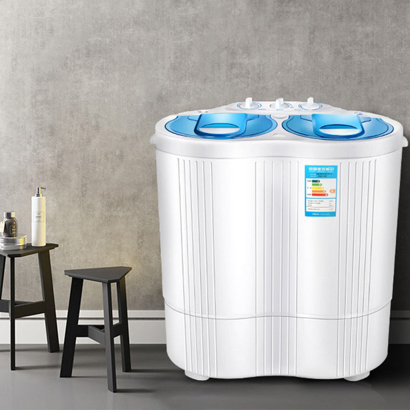 Factory Wholesale 4.5kg KG Double Barrel Double Barrel Large Capacity Semi-automatic Small Washing Machine